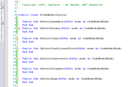 Screenshot af ganske almindelig kodefil